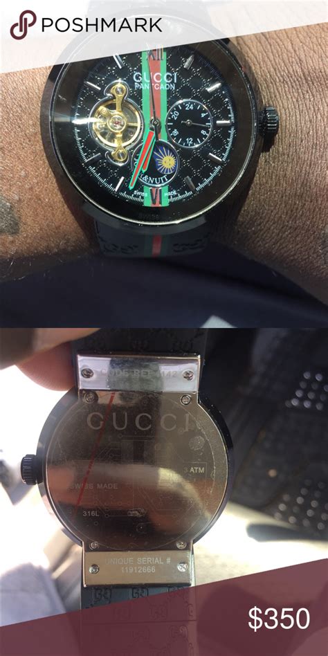 real fake gucci watch|check gucci watch serial number.